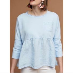 Anthropologie Peplum Top